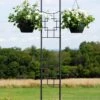 Achla Designs Square-on-Squares Double Pole Trellis -Hot Sale Flower Seed Store 8599483 01V tif