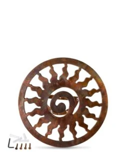 Rustic Sun Wall-Mount Garden Hose Hanger -Hot Sale Flower Seed Store 8611025 0828 tif