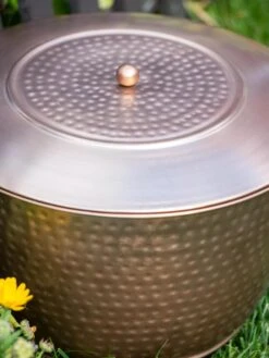 Hammered Copper Hose Pot With Lid -Hot Sale Flower Seed Store 8613311 0020
