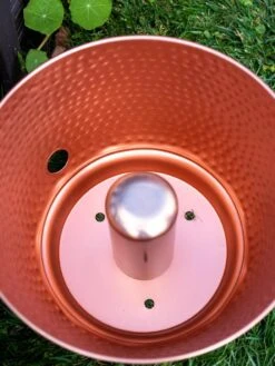 Hammered Copper Hose Pot With Lid -Hot Sale Flower Seed Store 8613311 0022